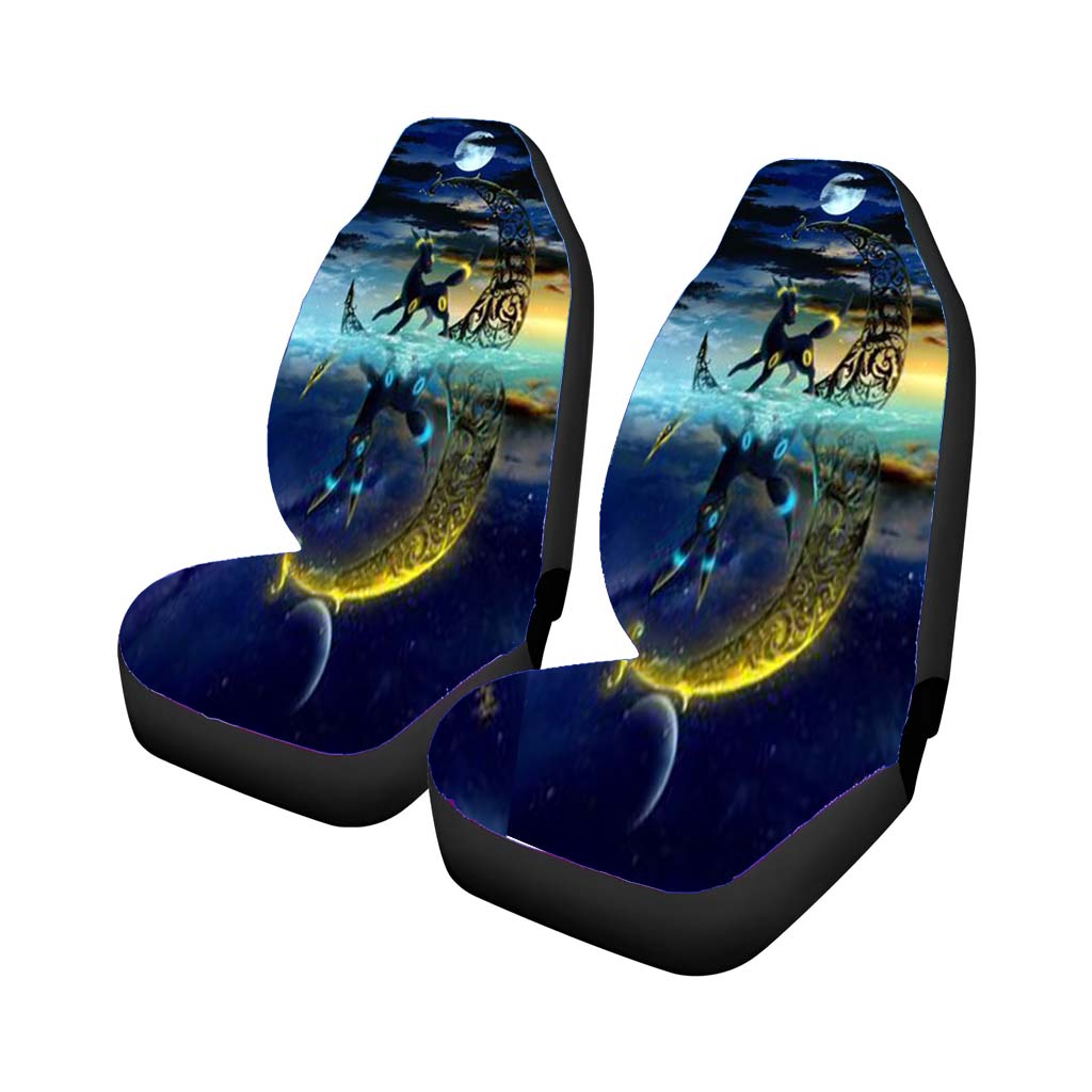 Umbreon Shiny Pokemon Car Seat Covers