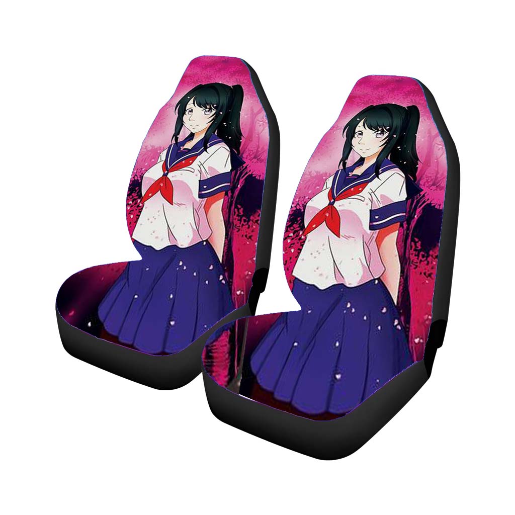 Under The Cherry Blossoms Car Seat Covers