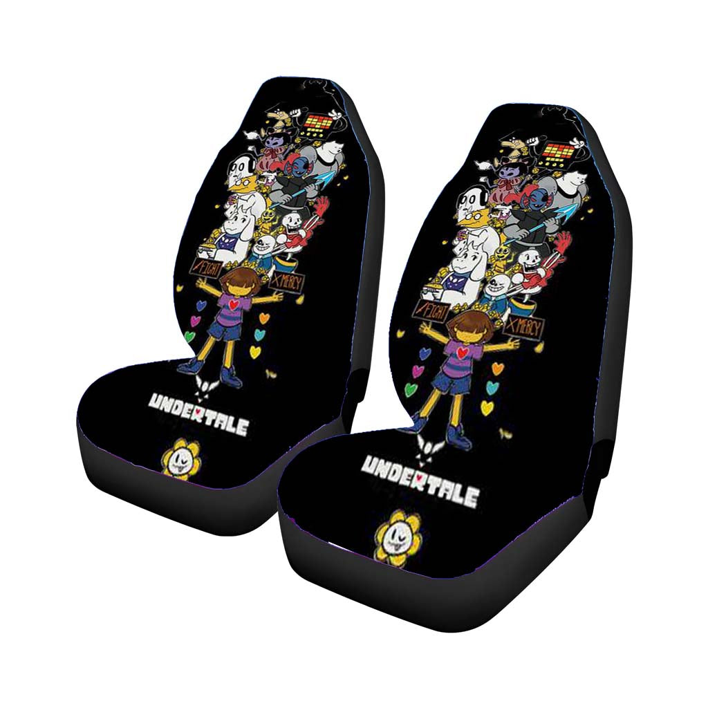 Undertale Fight Or Mercy Ultimate High Quality Car Seat Covers