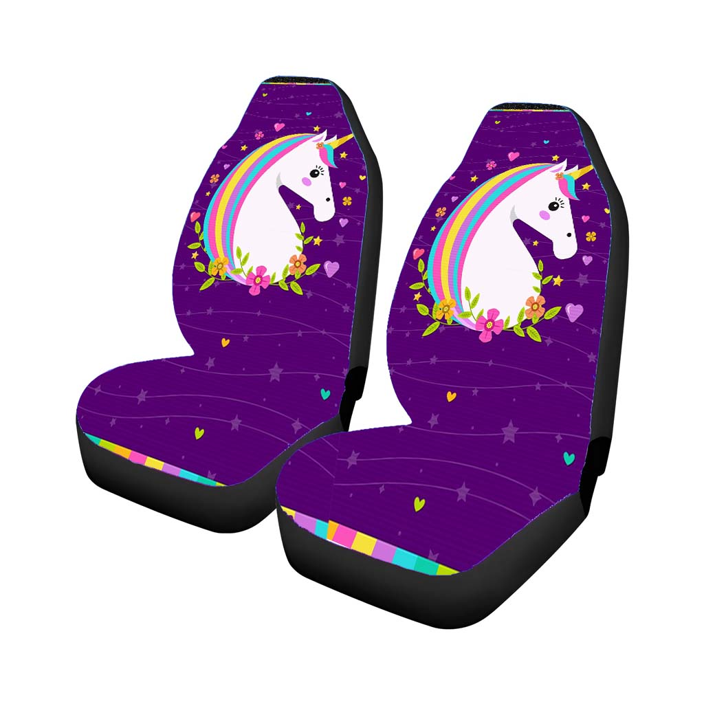 Unicorn Rainbow Car Seat Covers
