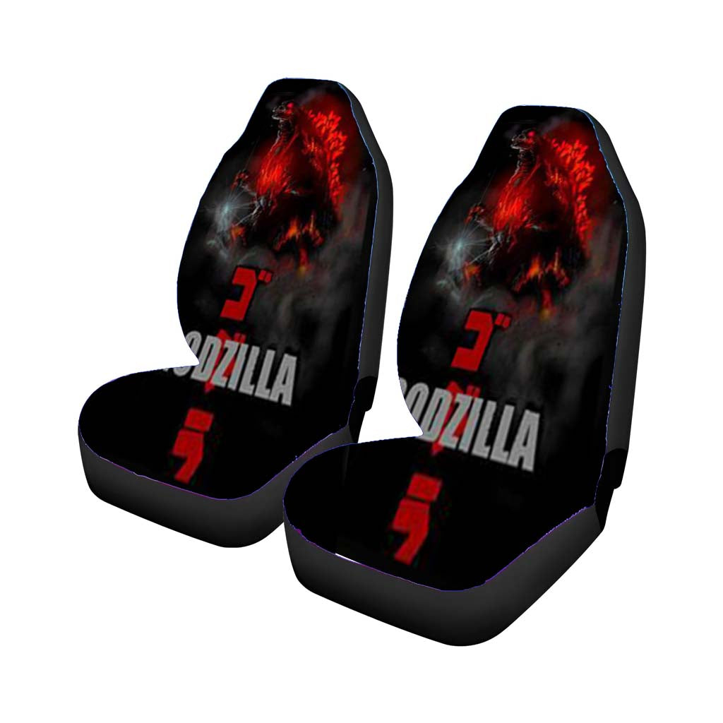 Unique Godzilla Kanji Car Seat Covers