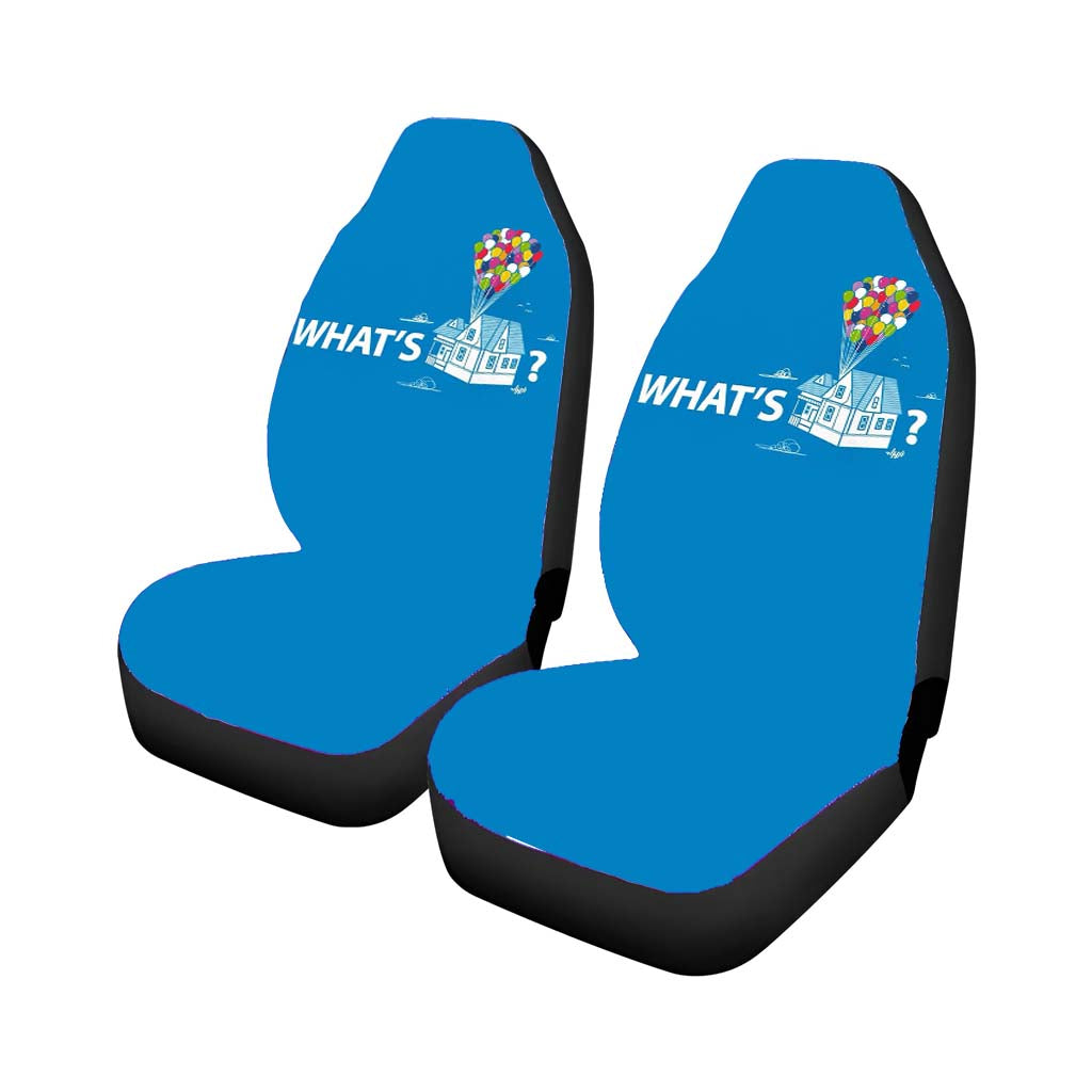 Up Whats Home Ballons Car Seat Covers