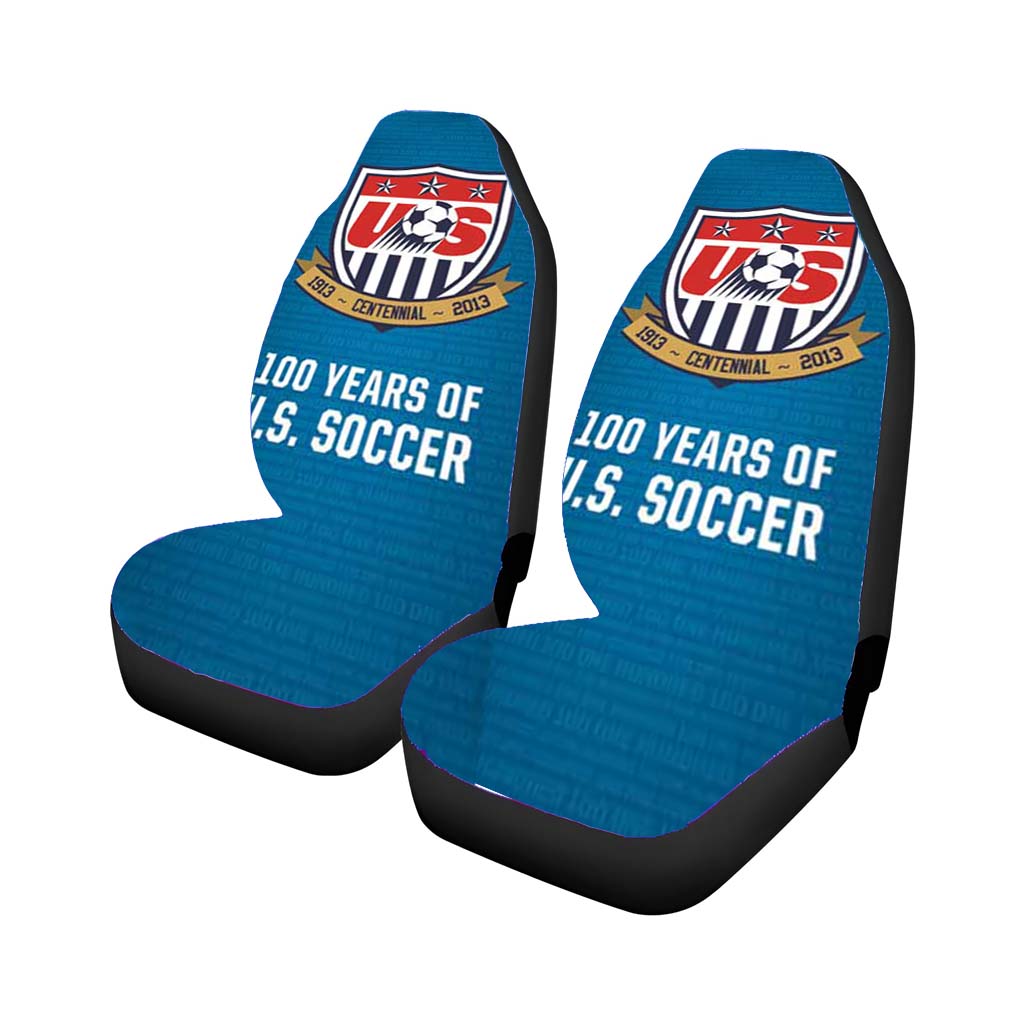 Us Soccer 100 Years Car Seat Covers