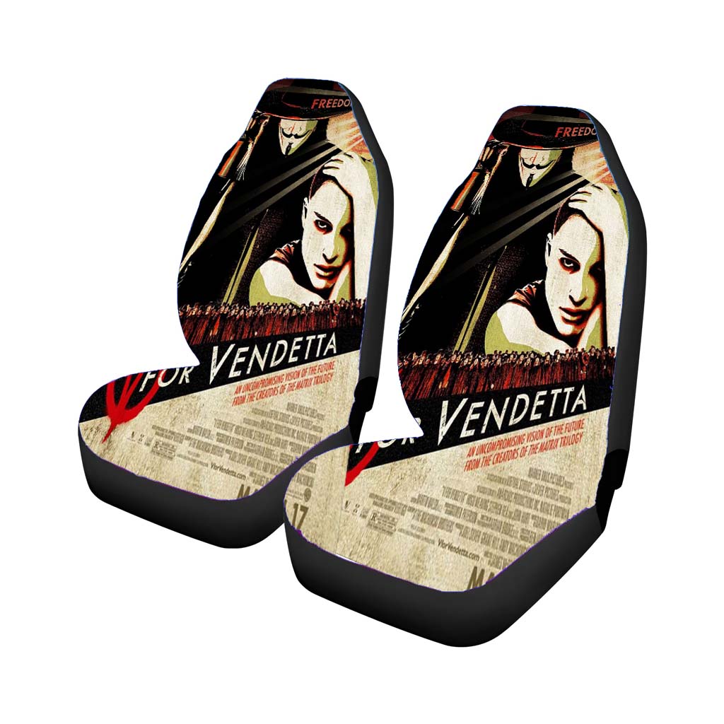 V For Vendeta Poster Car Seat Covers