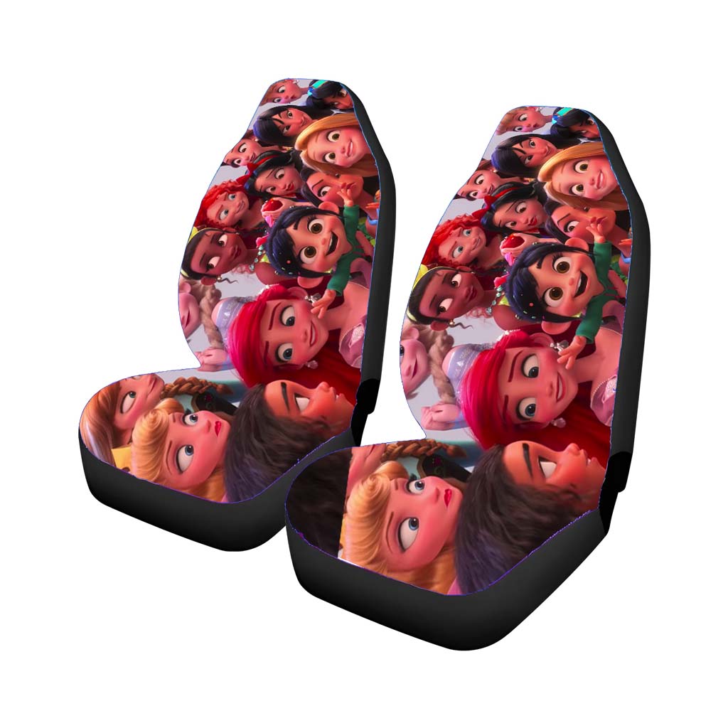 Vannelope Von Schweetz And All Disney Princess Character Car Seat Covers