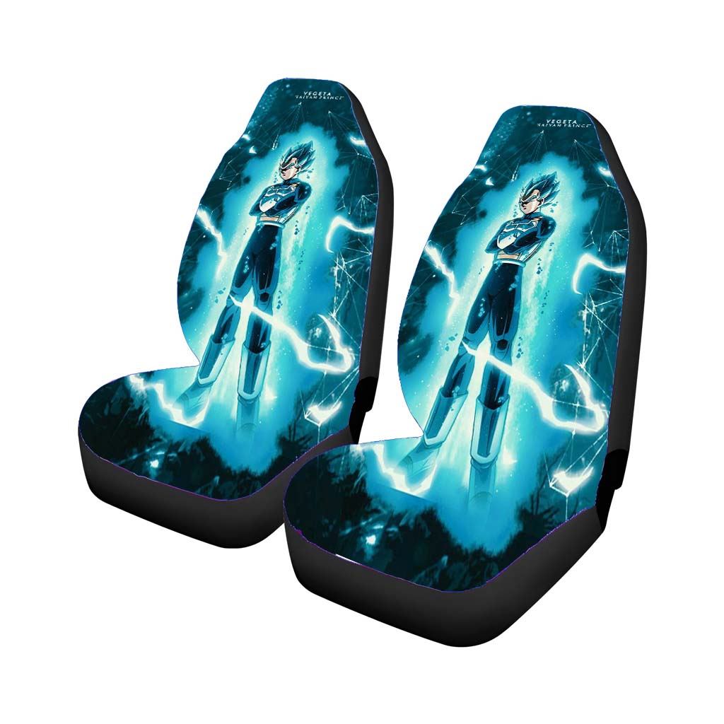 Vegeta Blue Saiyan Prince Car Seat Covers