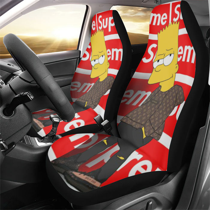 Cool Supreme Cartoon Rear Car Seat Covers