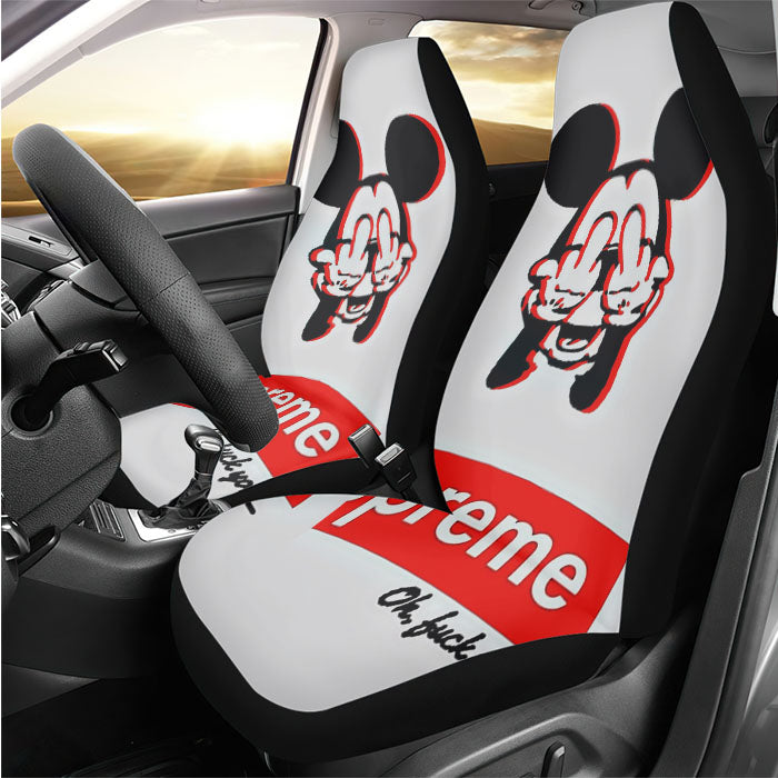 Mickey Mouse Dope Supreme Rear Car Seat Covers