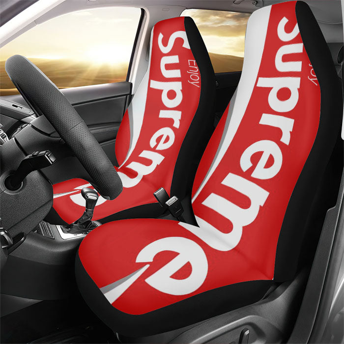 Rare Supreme Box Logo Rear Car Seat Covers