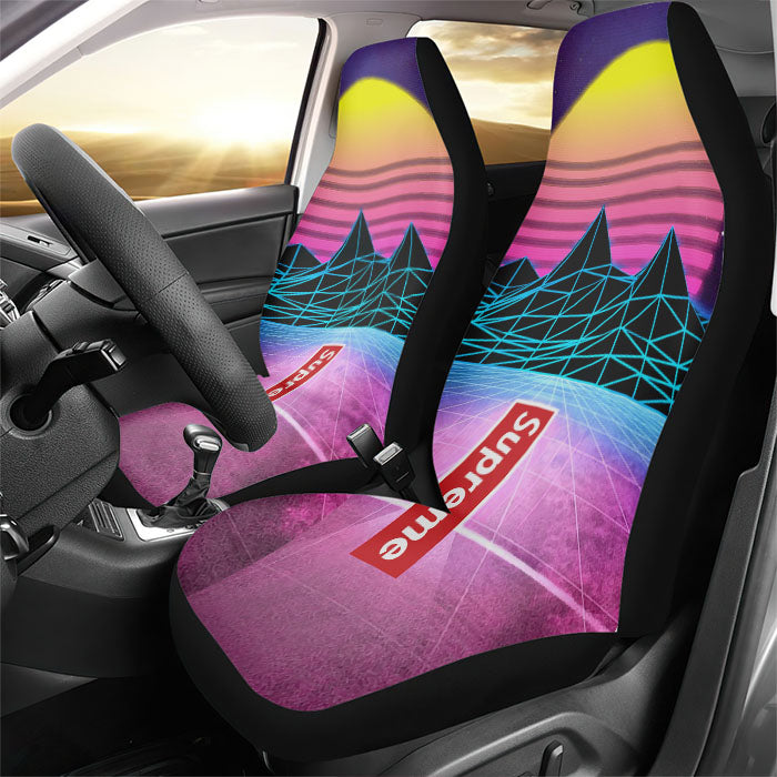 Retro Supreme Rear Car Seat Covers