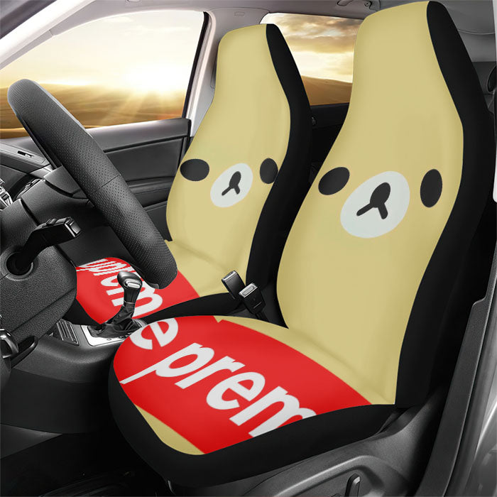 Rilakkuma X Supreme Rear Car Seat Covers