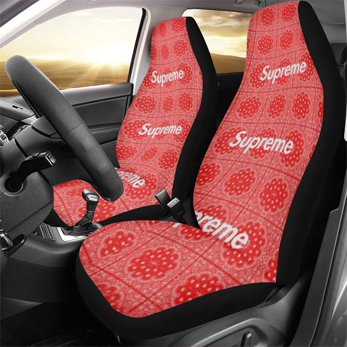 Supreme Bandana Rear Car Seat Covers