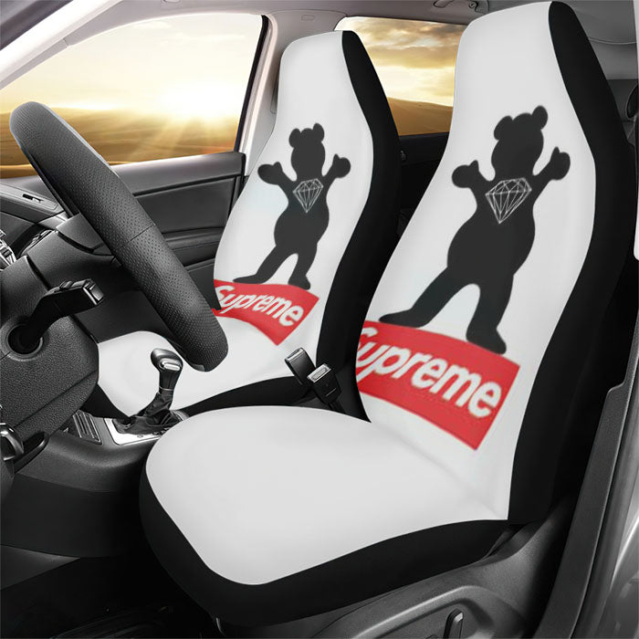 Supreme Bear Diamond Rear Car Seat Covers