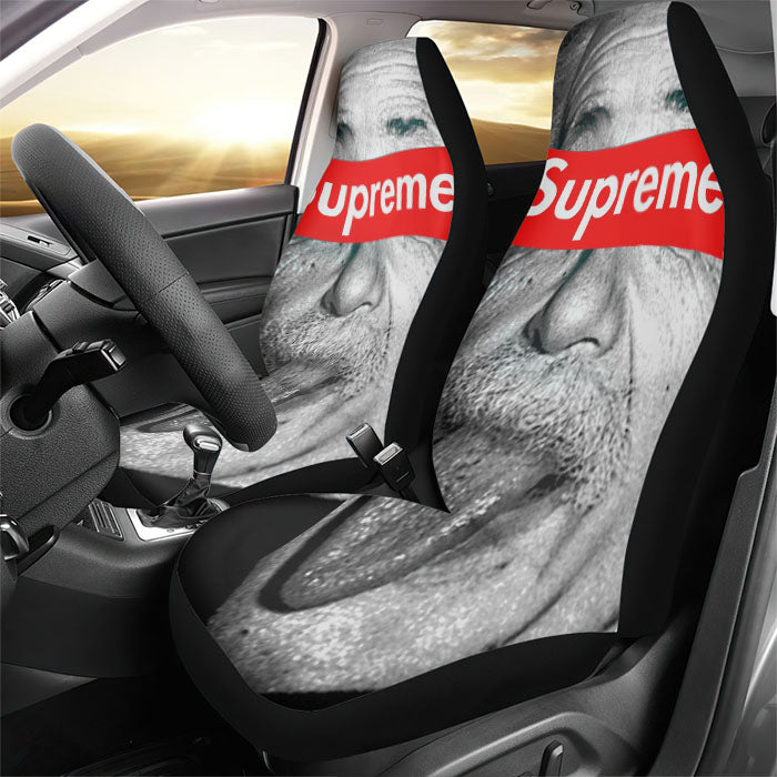 Supreme Bomba Atomica Albert Einstein Rear Car Seat Covers