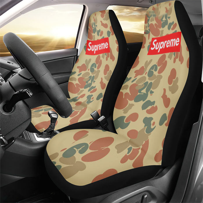 Supreme Camo Vertical Rear Car Seat Covers