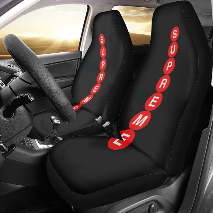 Supreme Circle Rear Car Seat Covers