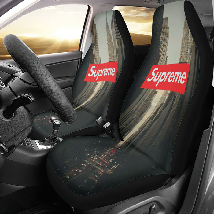 Supreme City Art Best Photo Rear Car Seat Covers