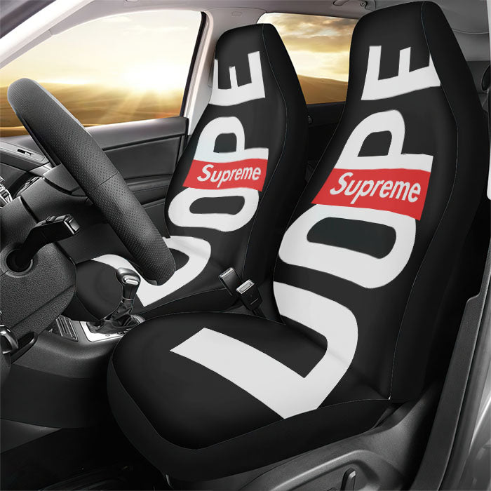 Supreme Dope Rear Car Seat Covers