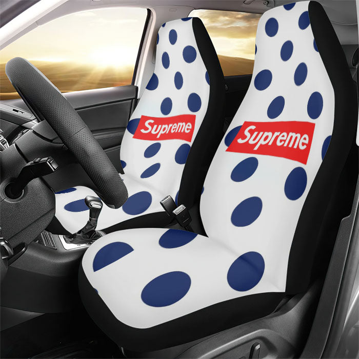 Supreme Dots Rear Car Seat Covers
