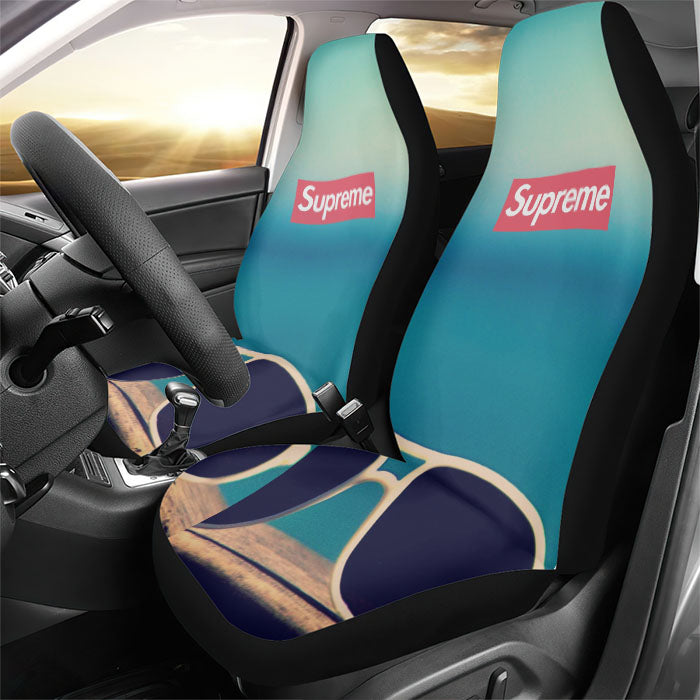 Supreme Eyeglasses Rear Car Seat Covers