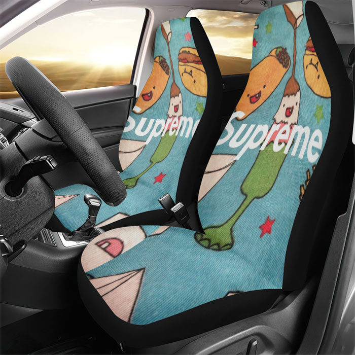 Supreme Food And Drink Rear Car Seat Covers