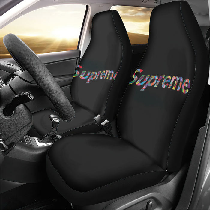 Supreme Glass Art Rear Car Seat Covers