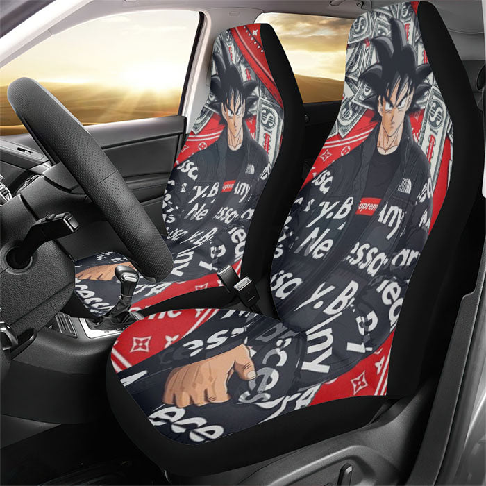 Supreme Goku Rear Car Seat Covers