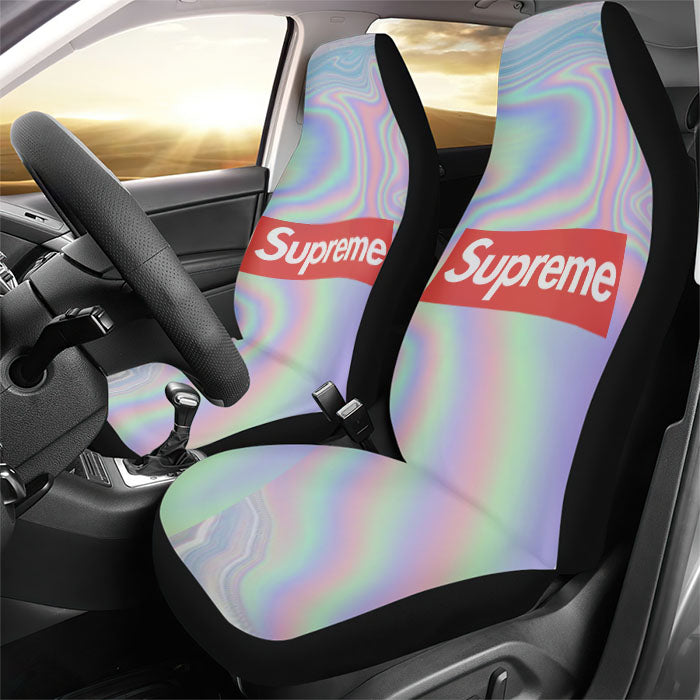 Supreme Hologram Holo Rear Car Seat Covers