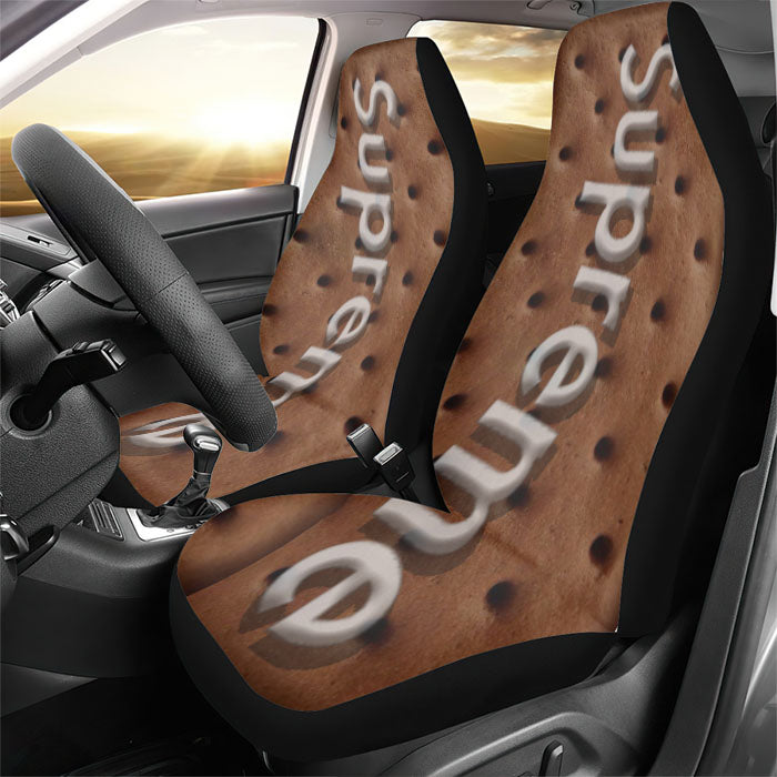Supreme Ice Cream Sandwich Rear Car Seat Covers