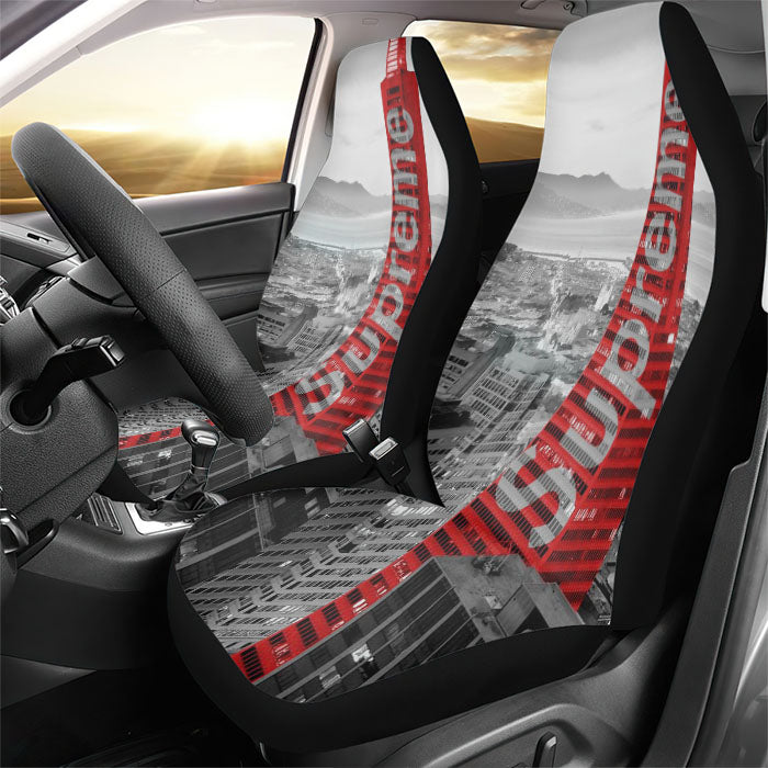 Supreme In The City Rear Car Seat Covers