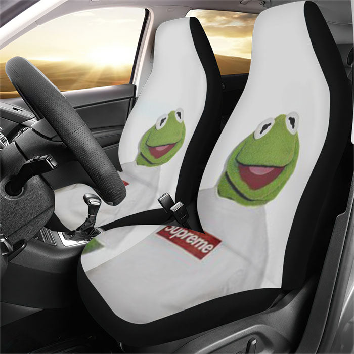 Supreme Kermit Frog Sesame Street Rear Car Seat Covers