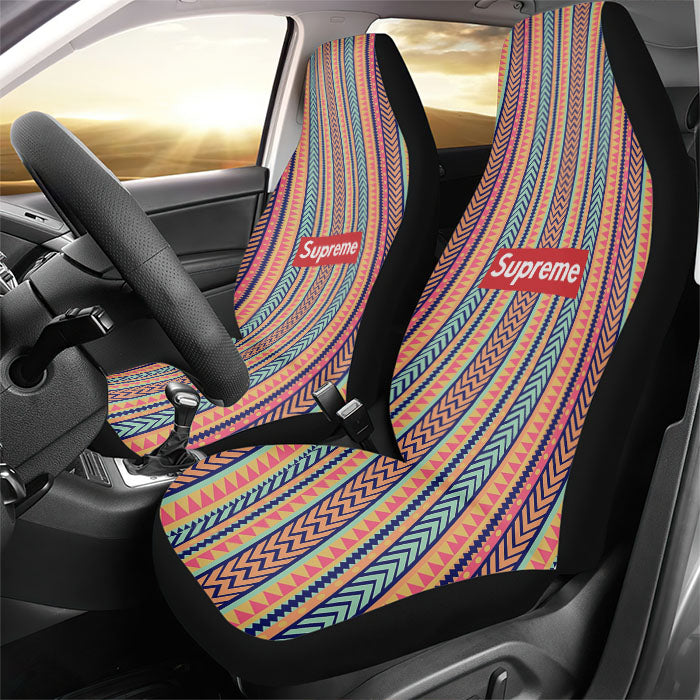 Supreme Line Pattern Rear Car Seat Covers