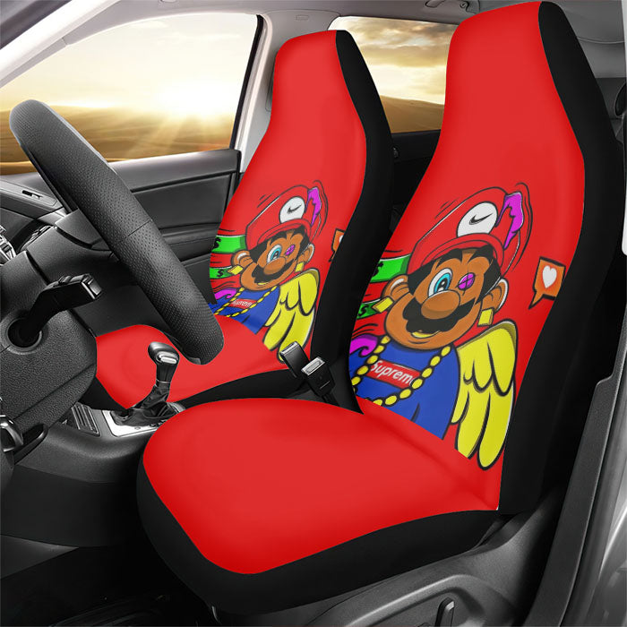 Supreme Mario Rear Car Seat Covers
