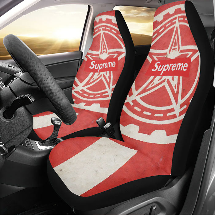 Supreme Obey Logo Rear Car Seat Covers