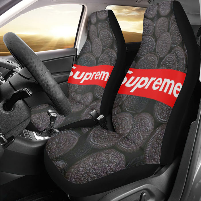 Supreme Oreos Rear Car Seat Covers