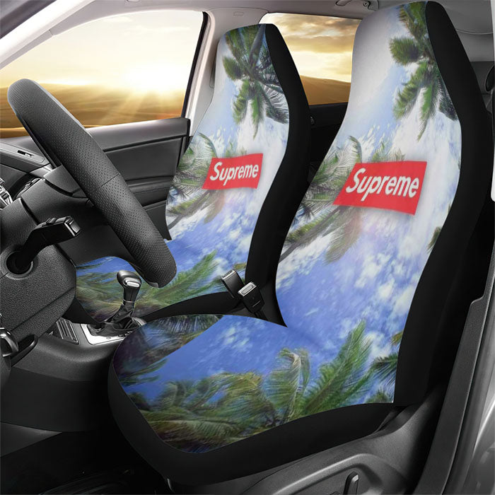 Supreme Palm Sky Rear Car Seat Covers
