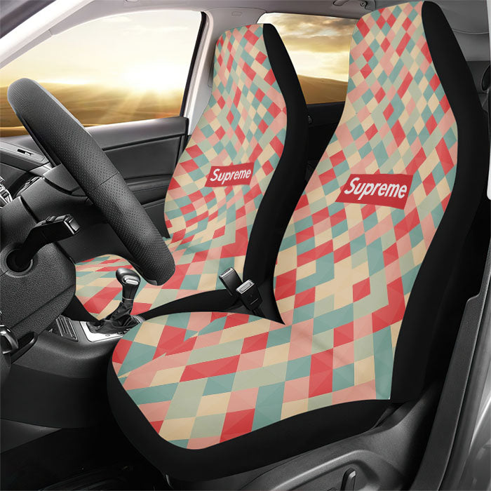 Supreme Pastel Rear Car Seat Covers