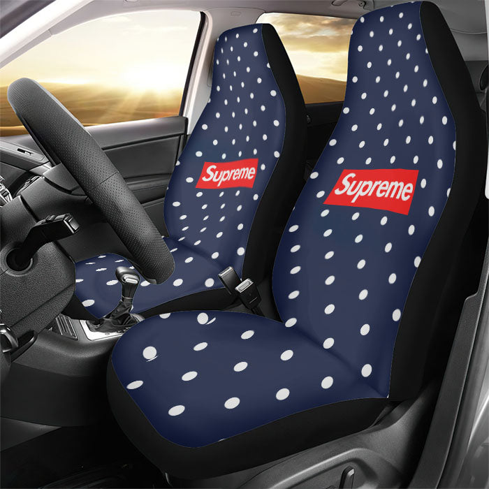 Supreme Polkadot Rear Car Seat Covers
