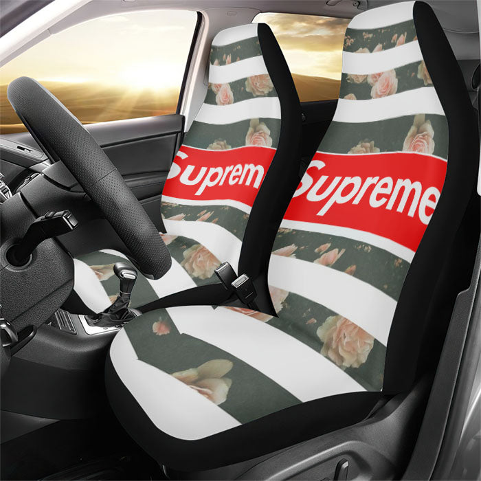Supreme Rose Rear Car Seat Covers