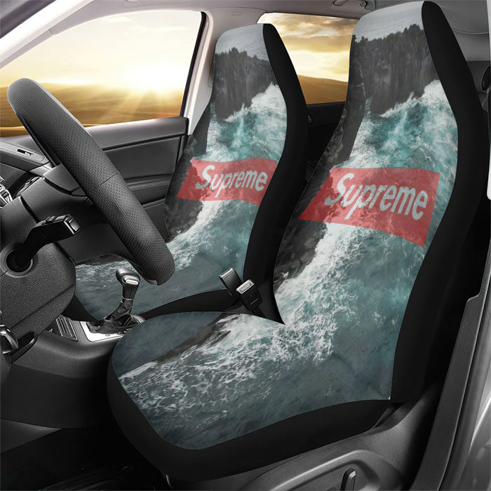 Supreme Sea And Stone Rear Car Seat Covers