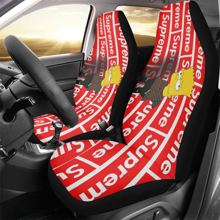 Supreme Simpsons Tape Rear Car Seat Covers