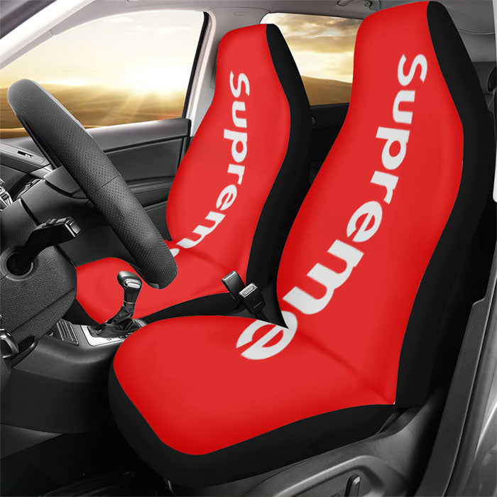 Supreme Skateboard Grip Tape Rear Car Seat Covers