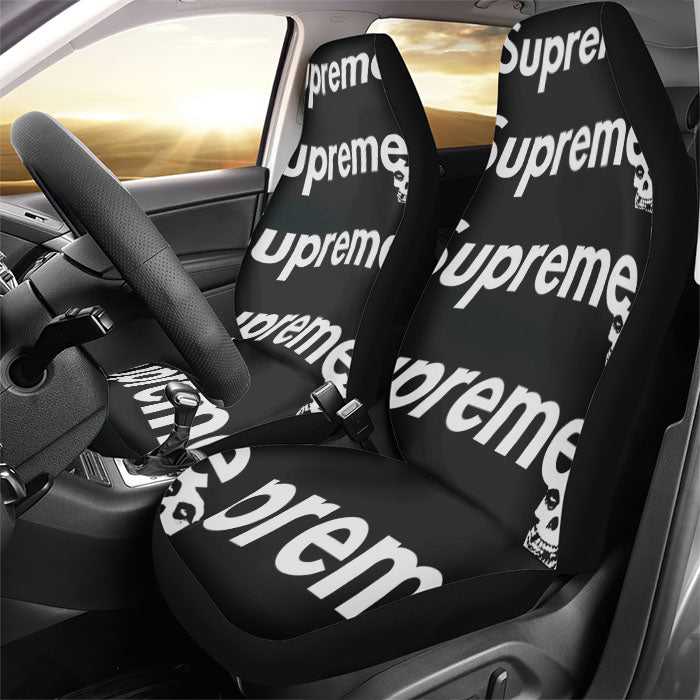 Supreme Skull Rear Car Seat Covers