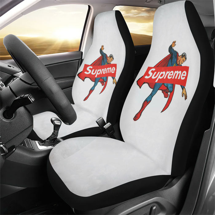 Supreme Superman Rear Car Seat Covers