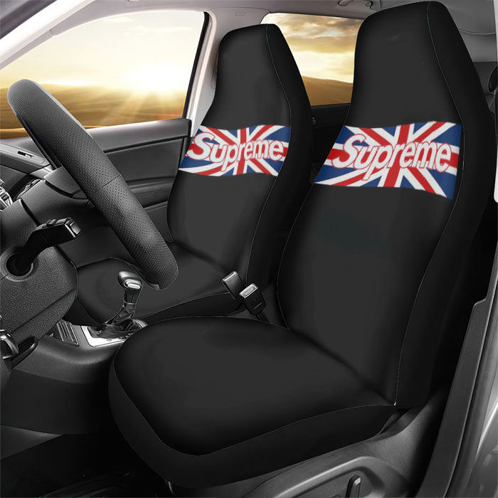 Supreme Uk Box Logo Rear Car Seat Covers