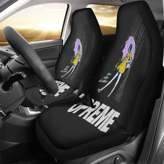 Supreme Umberella Women Rear Car Seat Covers