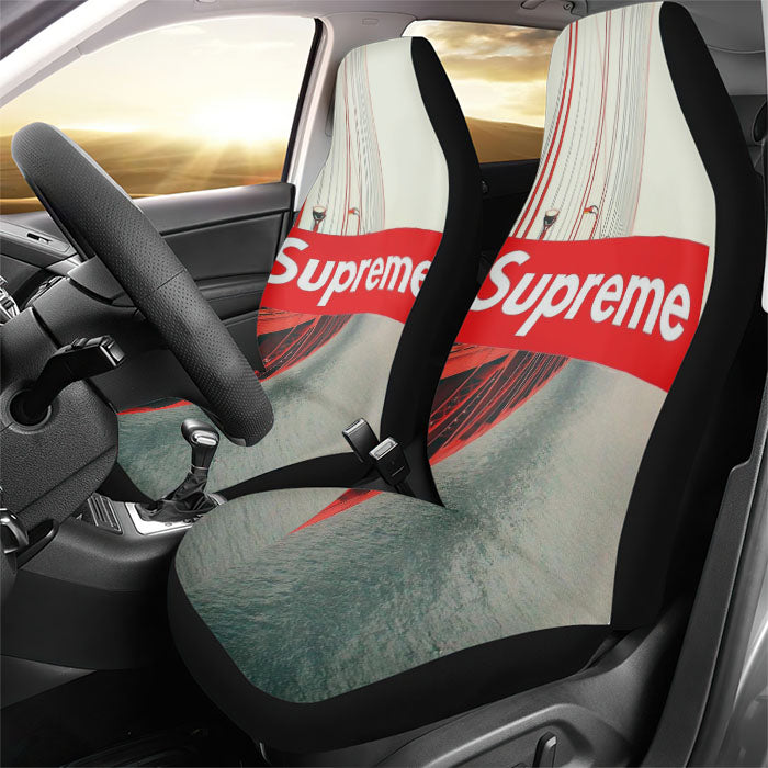 Supreme View Red Rear Car Seat Covers