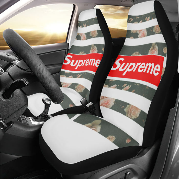 Supreme Wallpaper Rear Car Seat Covers