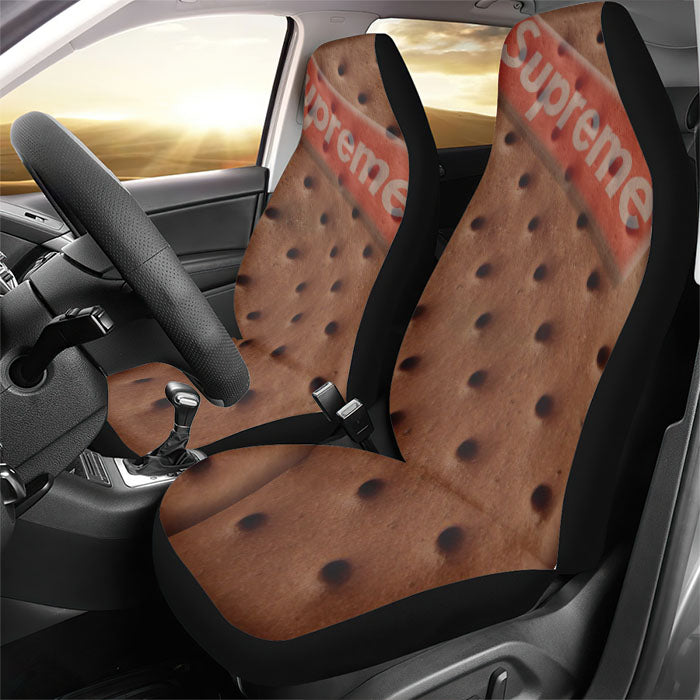 Supreme X Ice Cream Sandwich Rear Car Seat Covers