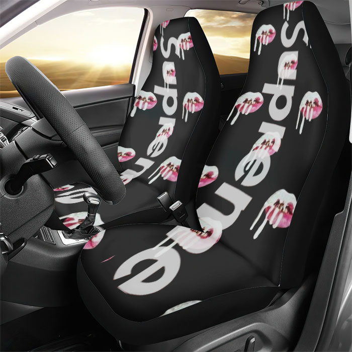 Supreme X Kylie Jenner Lips Logo Rear Car Seat Covers